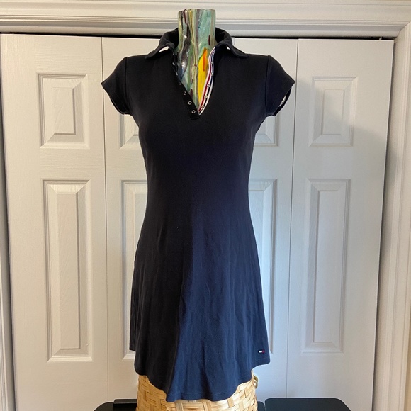 Vintage Tommy Hilfiger Polo Collar Dress size Medium - Picture 3 of 12